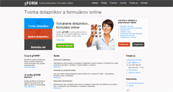 Desktop Screenshot of gform.sk